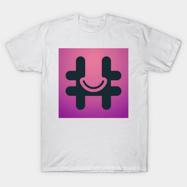 HashTagSmile T-Shirt by Shiwwa